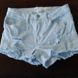 RSQ Venice Mid Rise distressed denimshorts